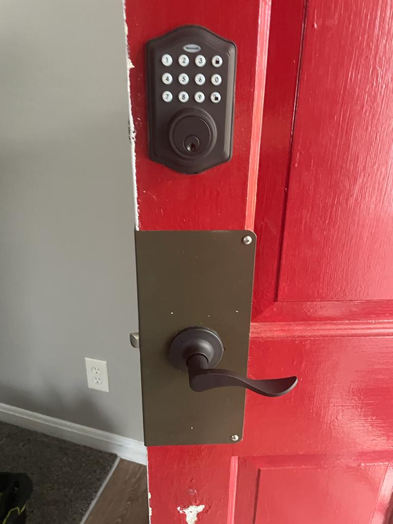 New lock installed by Advanced lock and key OH (3)