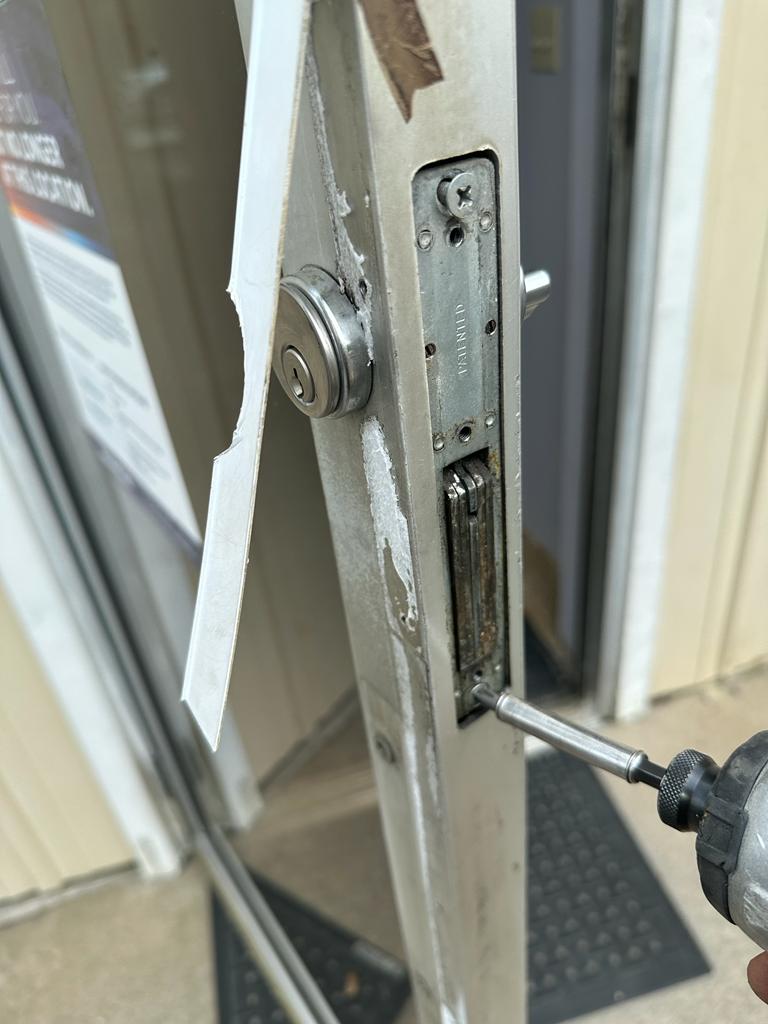 High security locks for a business