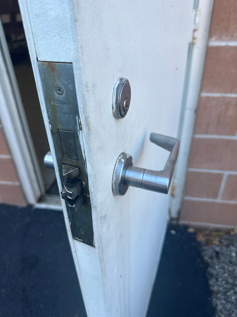 New lever handle and cover plate installed in Westlake OH (3)