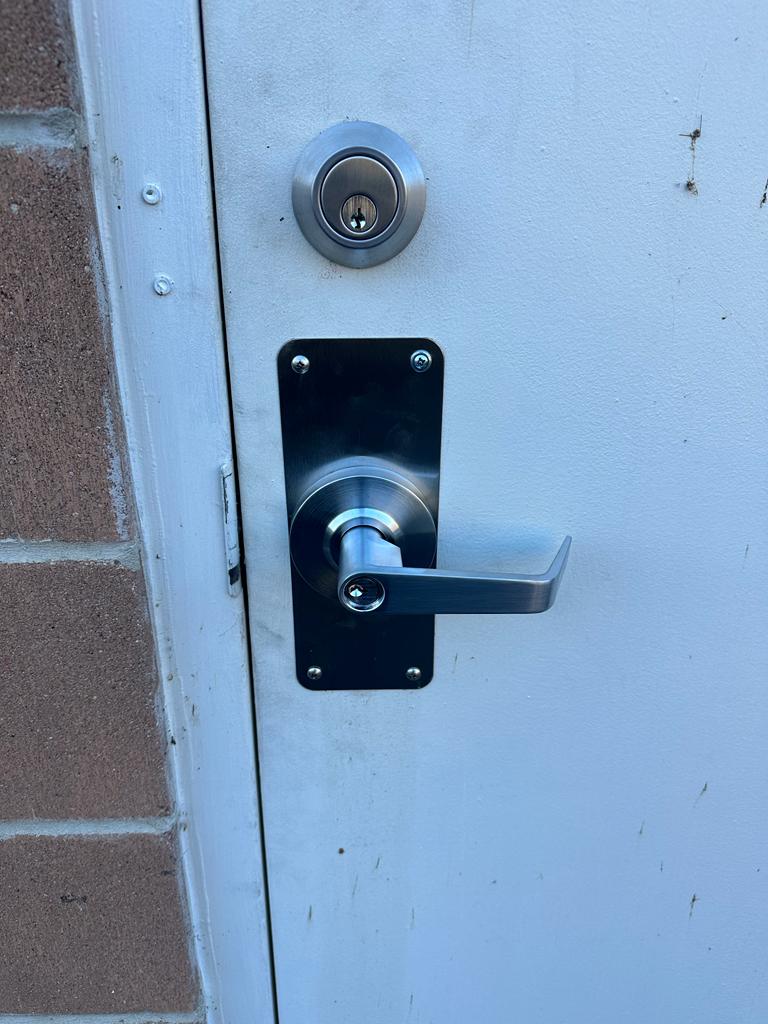 New lever handle and cover plate installed in Westlake OH (4)