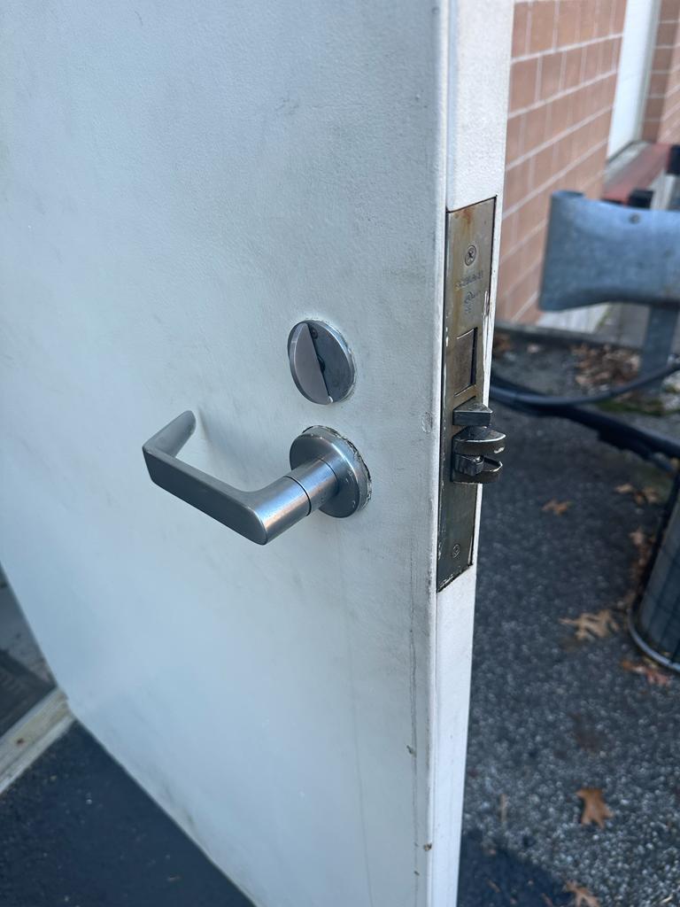 New lever handle and cover plate installed in Westlake OH (5)